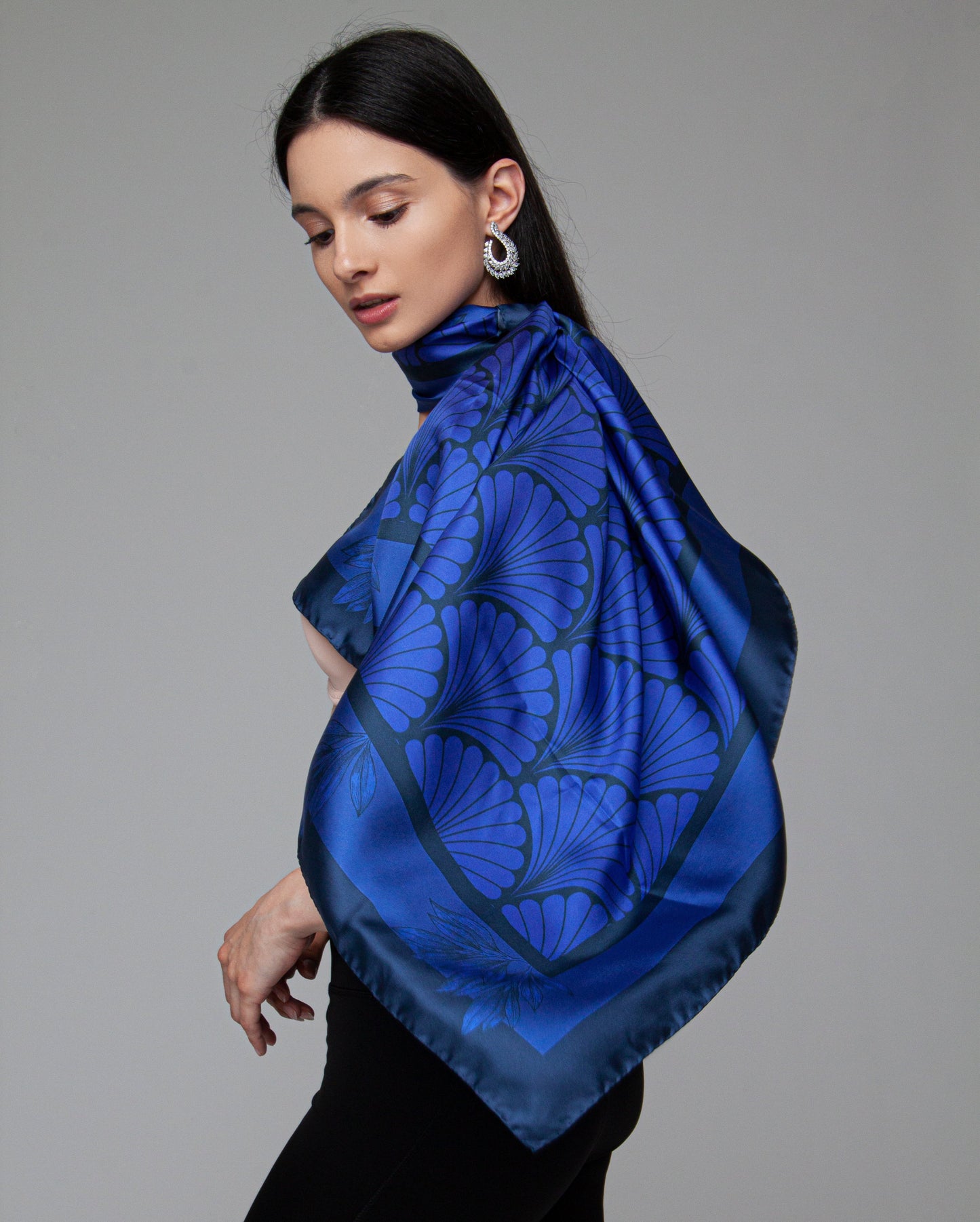 Recherché Cobalt Blue Scarf