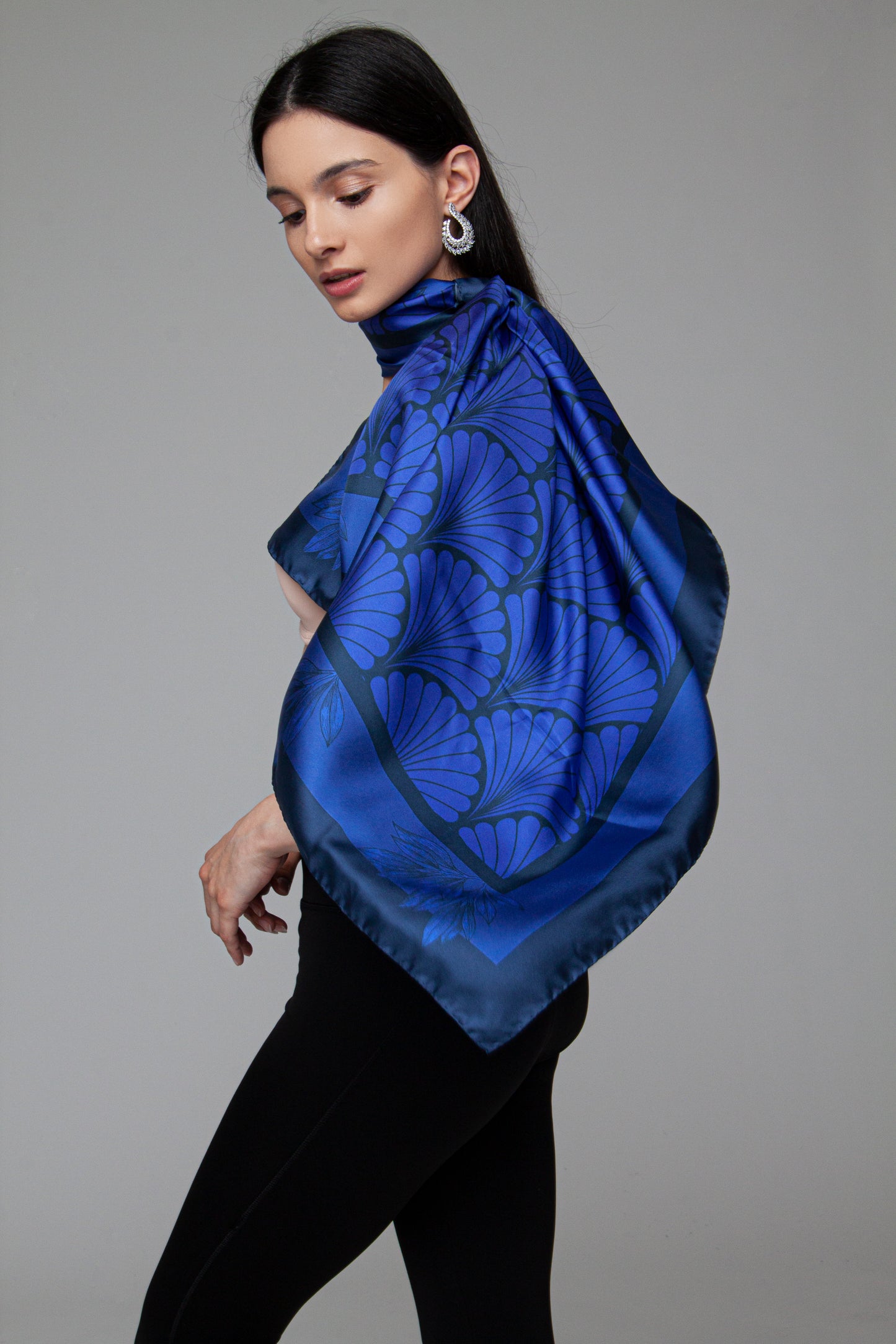 Recherché Cobalt Blue Scarf