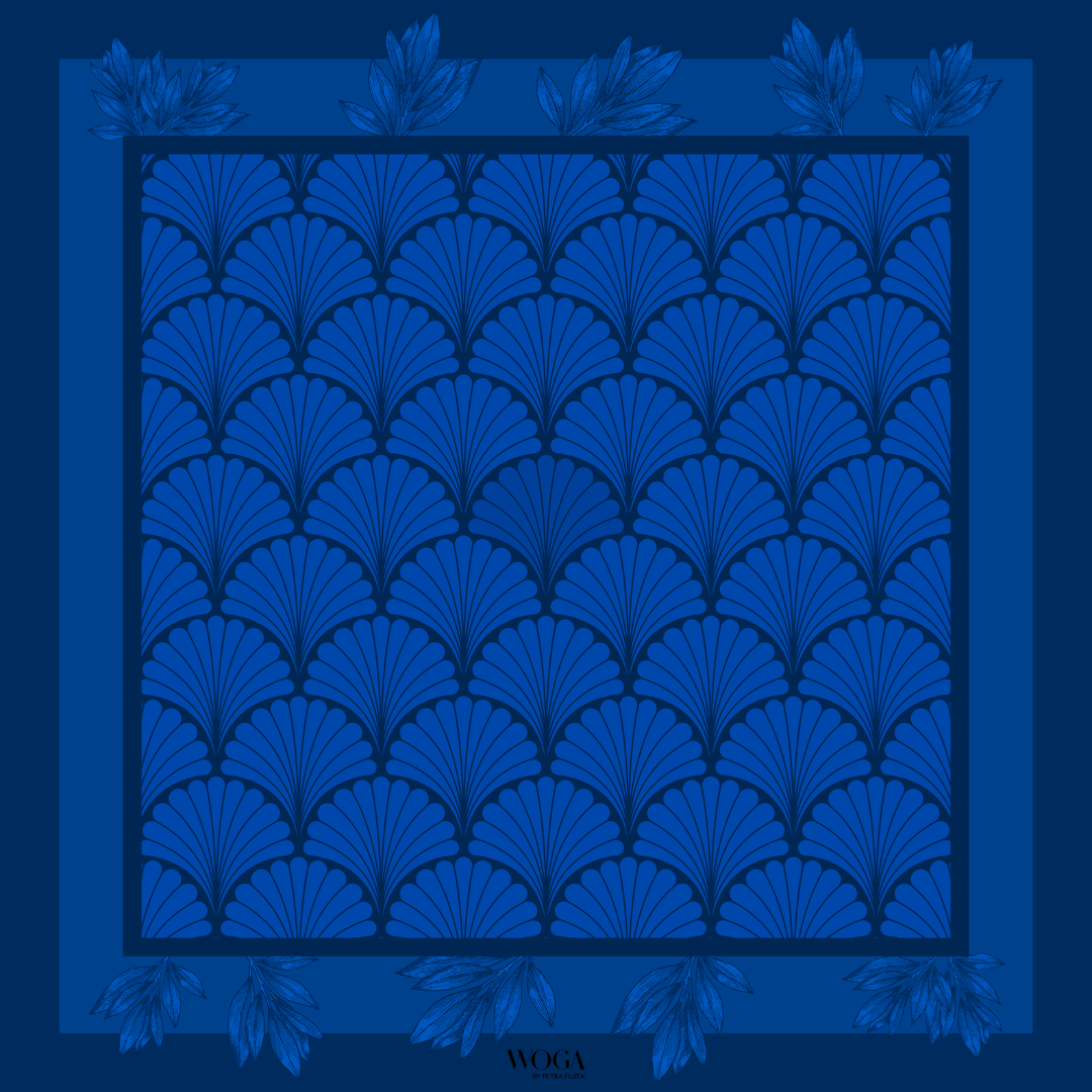 Recherché Cobalt Blue Scarf
